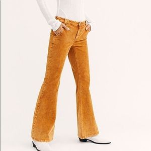 Free People Mesa Cord Hiphugger Jeans